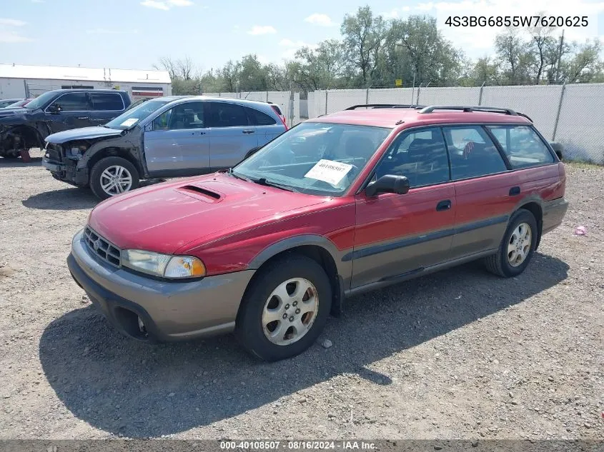 1998 Subaru Legacy Outback/Outback Limited/Outback Sport VIN: 4S3BG6855W7620625 Lot: 40108507