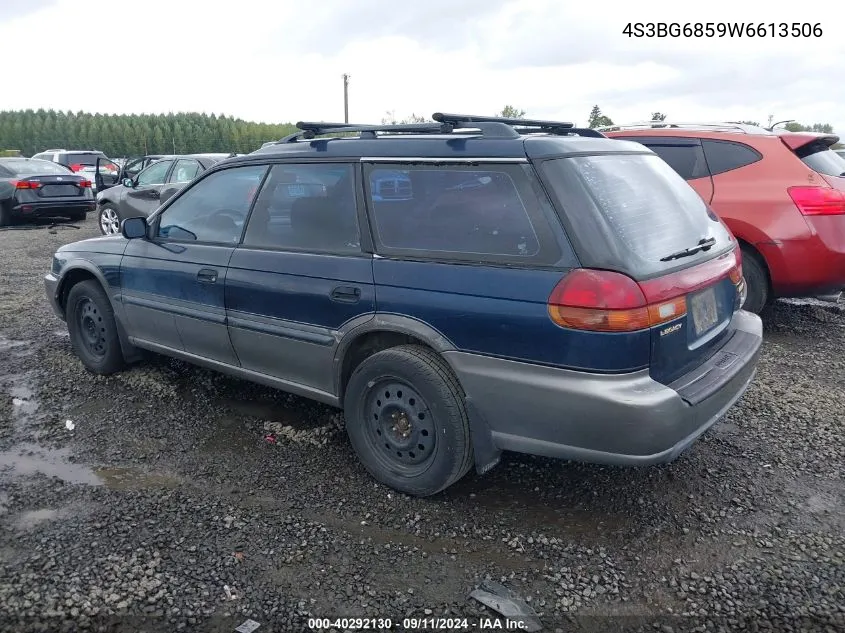 1998 Subaru Legacy Outback/Outback Limited/Outback Sport VIN: 4S3BG6859W6613506 Lot: 40292130