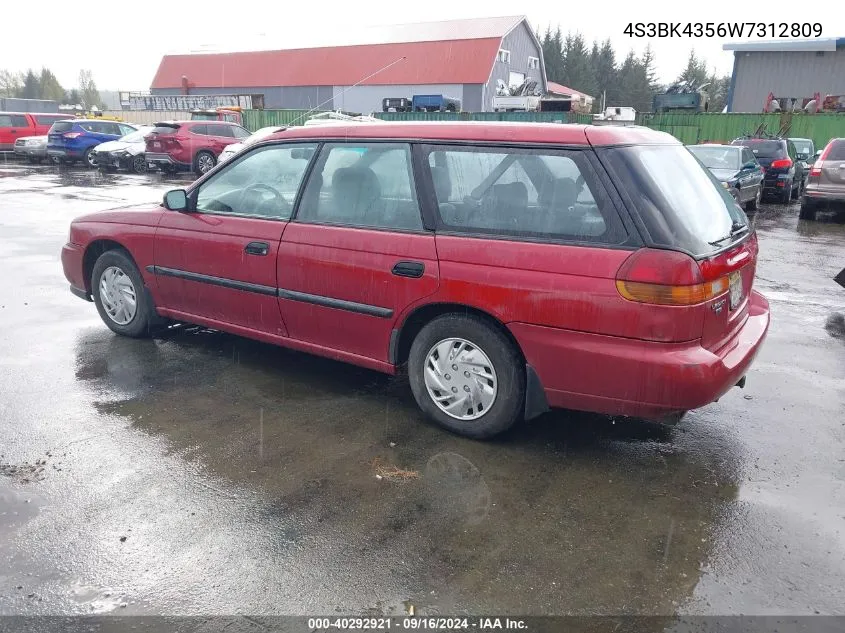 1998 Subaru Legacy L/Right Hand Postal Drive VIN: 4S3BK4356W7312809 Lot: 40292921