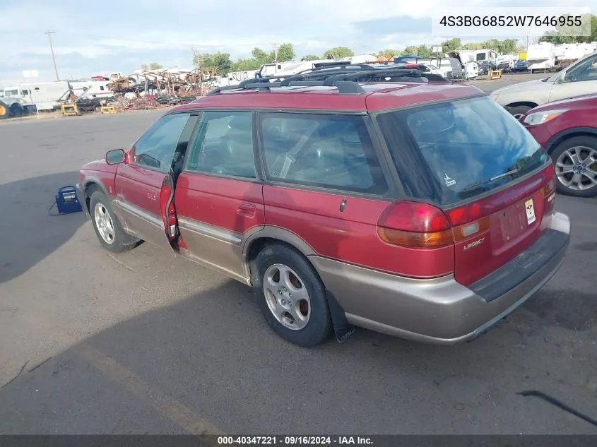 1998 Subaru Legacy 30Th Ann Outback/Ltd/Spt VIN: 4S3BG6852W7646955 Lot: 40347221