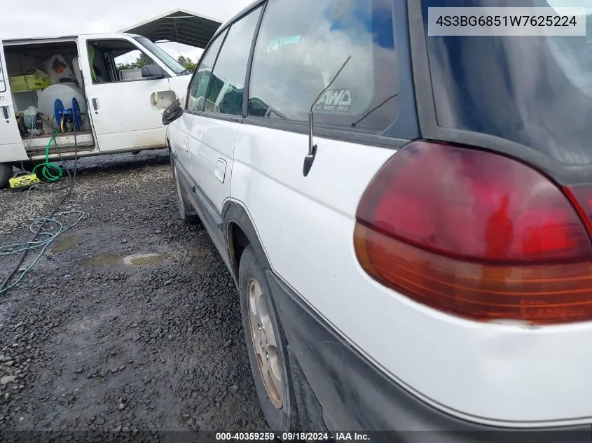 1998 Subaru Legacy Outback/Outback Limited/Outback Sport VIN: 4S3BG6851W7625224 Lot: 40359259