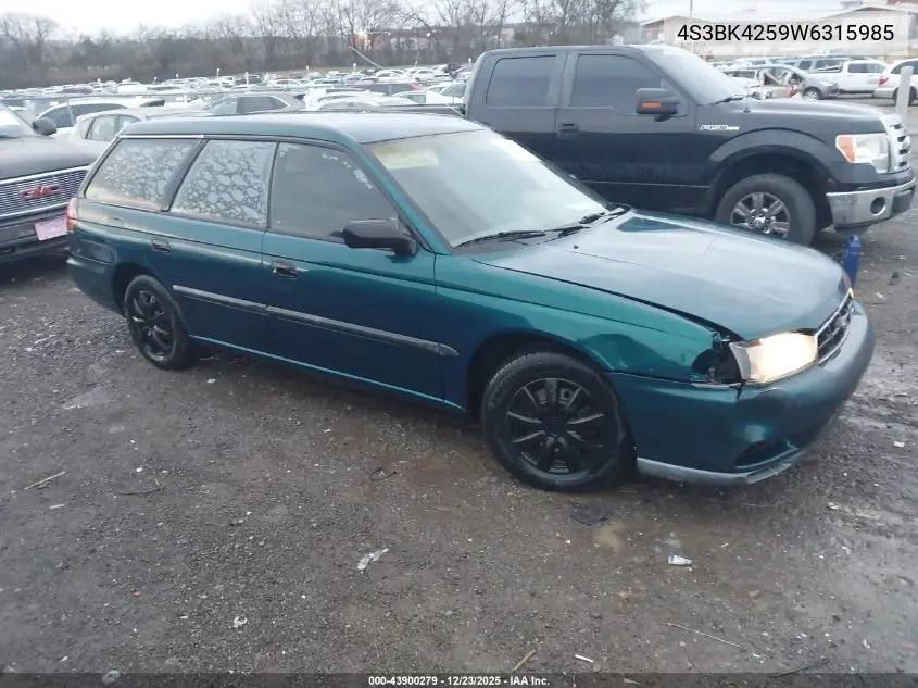 4S3BK4259W6315985 1998 Subaru Legacy Brighton