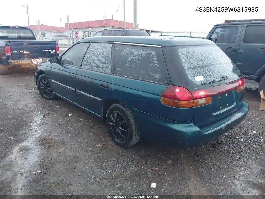 4S3BK4259W6315985 1998 Subaru Legacy Brighton