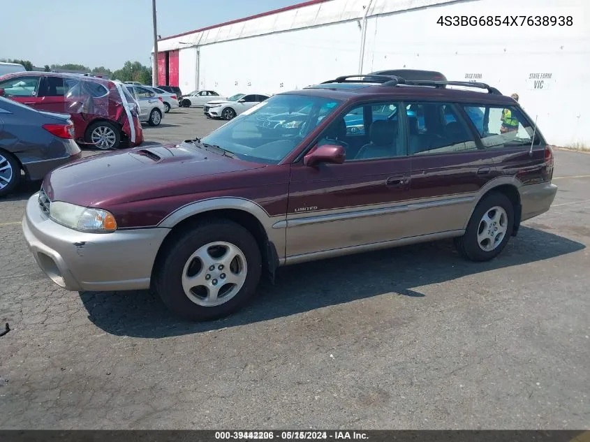 1999 Subaru Legacy 30Th Ann. Outback Ltd./Outback VIN: 4S3BG6854X7638938 Lot: 39442206