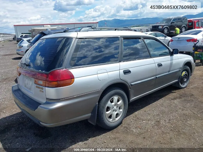 1999 Subaru Legacy 30Th Ann. Outback Ltd./Outback VIN: 4S3BG685XX7609802 Lot: 39465304