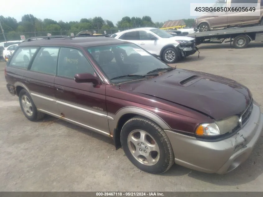 1999 Subaru Legacy 30Th Ann. Outback Ltd./Outback VIN: 4S3BG6850X6605649 Lot: 39467118