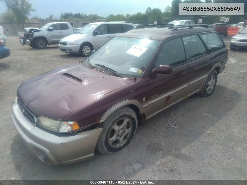 1999 Subaru Legacy 30Th Ann. Outback Ltd./Outback VIN: 4S3BG6850X6605649 Lot: 39467118