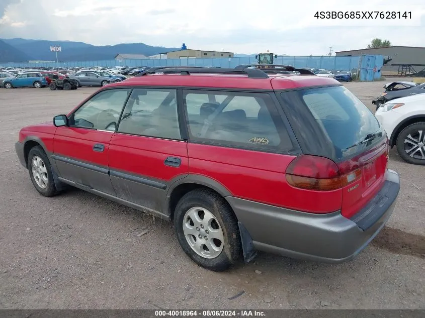 1999 Subaru Legacy 30Th Ann. Outback Ltd./Outback VIN: 4S3BG685XX7628141 Lot: 40018964