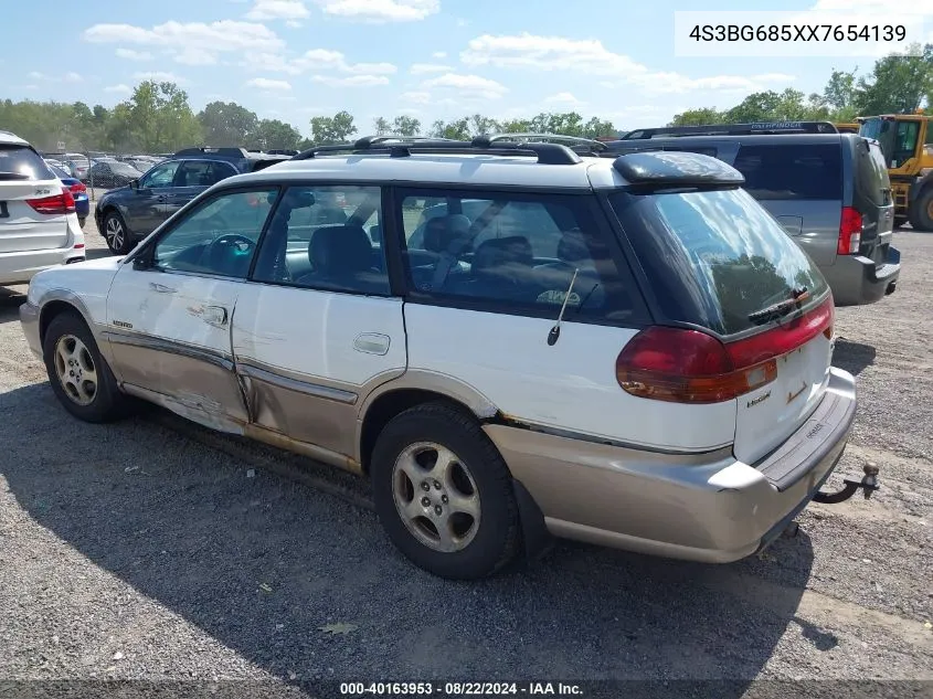 1999 Subaru Legacy 30Th Ann. Outback Ltd./Outback VIN: 4S3BG685XX7654139 Lot: 40163953