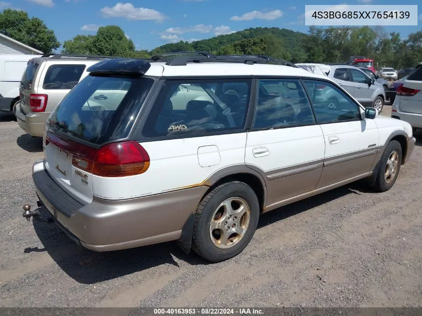 1999 Subaru Legacy 30Th Ann. Outback Ltd./Outback VIN: 4S3BG685XX7654139 Lot: 40163953