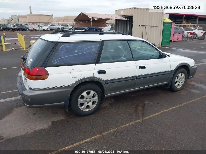 1999 Subaru Legacy 30Th Ann. Outback Ltd./Outback VIN: 4S3BG6859X7603828 Lot: 40197958