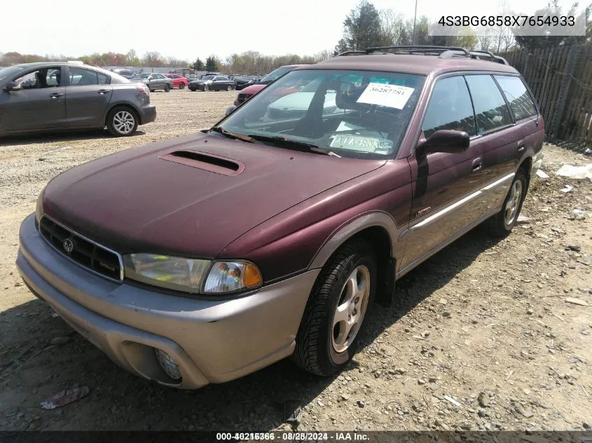 1999 Subaru Legacy 30Th Ann. Outback Ltd./Outback VIN: 4S3BG6858X7654933 Lot: 40216366