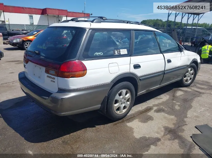 1999 Subaru Legacy 30Th Ann. Outback Ltd./Outback VIN: 4S3BG6852X7608241 Lot: 40258144