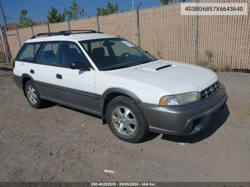 1999 Subaru Legacy 30Th Ann. Outback Ltd./Outback VIN: 4S3BG6857X6643640 Lot: 40282535