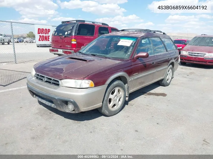 1999 Subaru Legacy 30Th Ann. Outback Ltd./Outback VIN: 4S3BG6859X6604192 Lot: 40299563