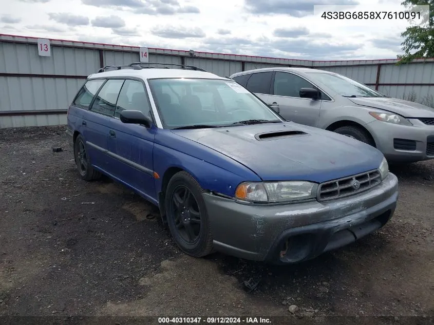 1999 Subaru Legacy Outback/Ssv/Limited/30Th VIN: 4S3BG6858X7610091 Lot: 40310347