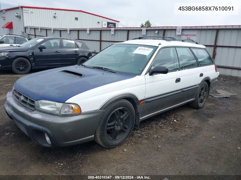 1999 Subaru Legacy Outback/Ssv/Limited/30Th VIN: 4S3BG6858X7610091 Lot: 40310347