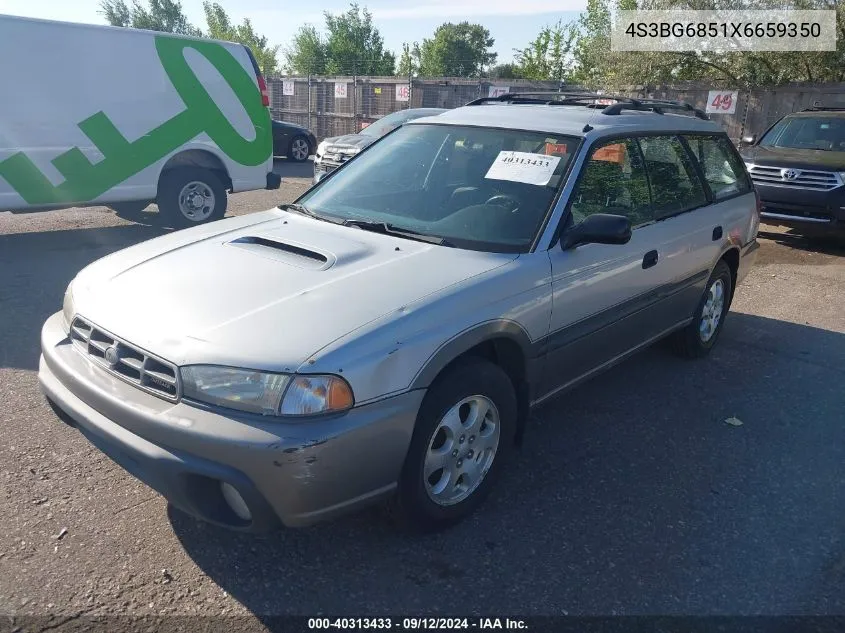 1999 Subaru Legacy Outback/Ssv/Limited/30Th VIN: 4S3BG6851X6659350 Lot: 40313433