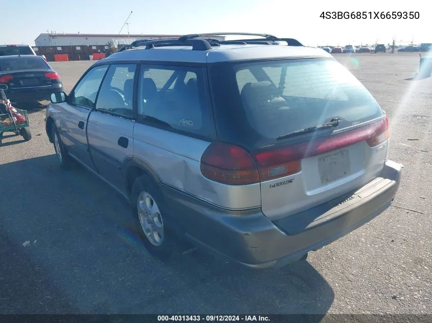 4S3BG6851X6659350 1999 Subaru Legacy Outback/Ssv/Limited/30Th