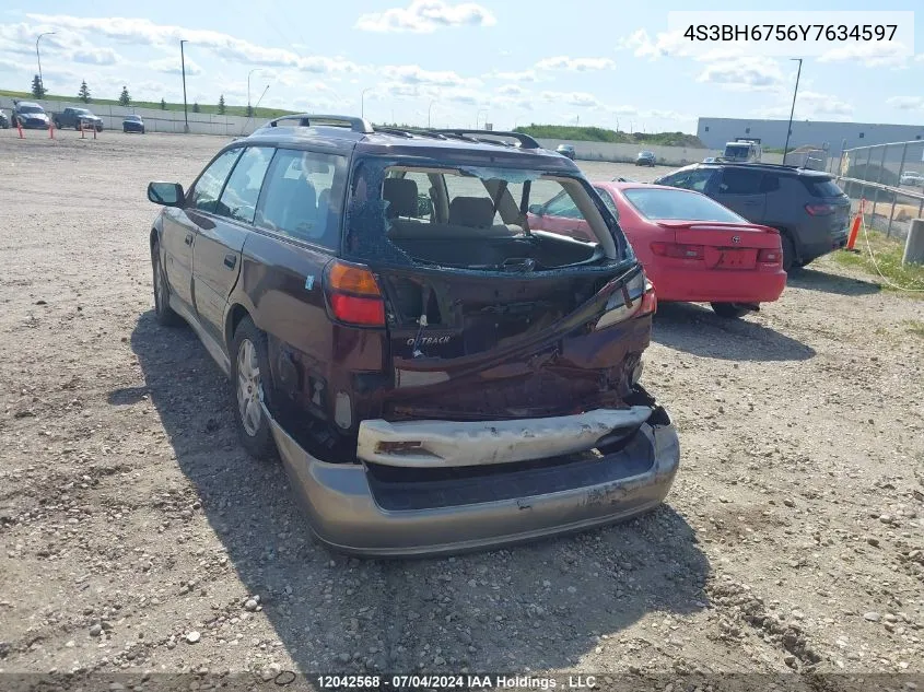 4S3BH6756Y7634597 2000 Subaru Legacy Wagon