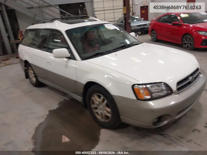 2000 Subaru Legacy Outback Limited VIN: 4S3BH6868Y7618263 Lot: 40057333