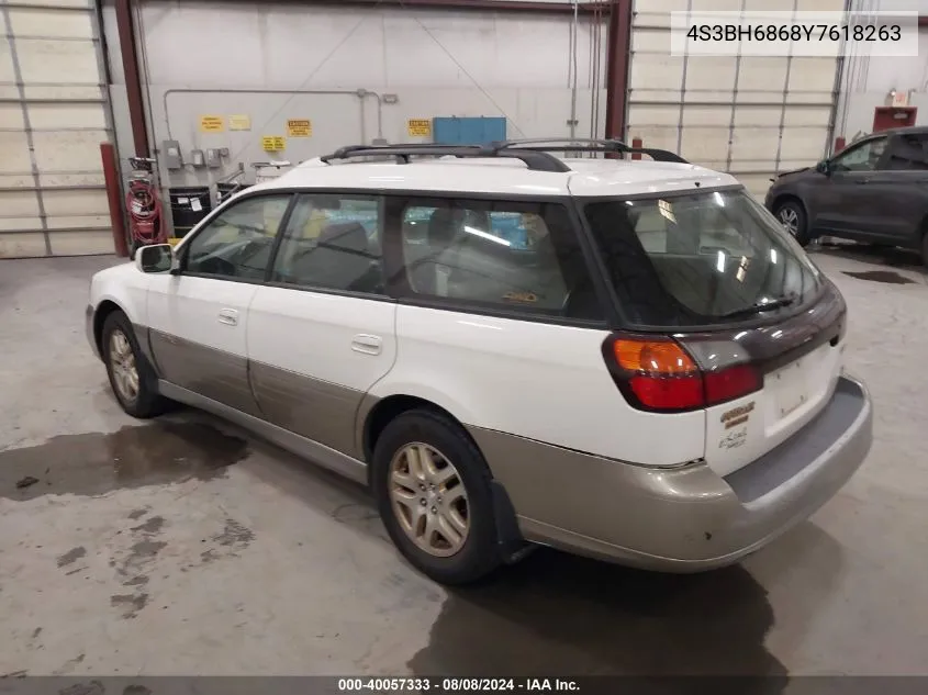 2000 Subaru Legacy Outback Limited VIN: 4S3BH6868Y7618263 Lot: 40057333