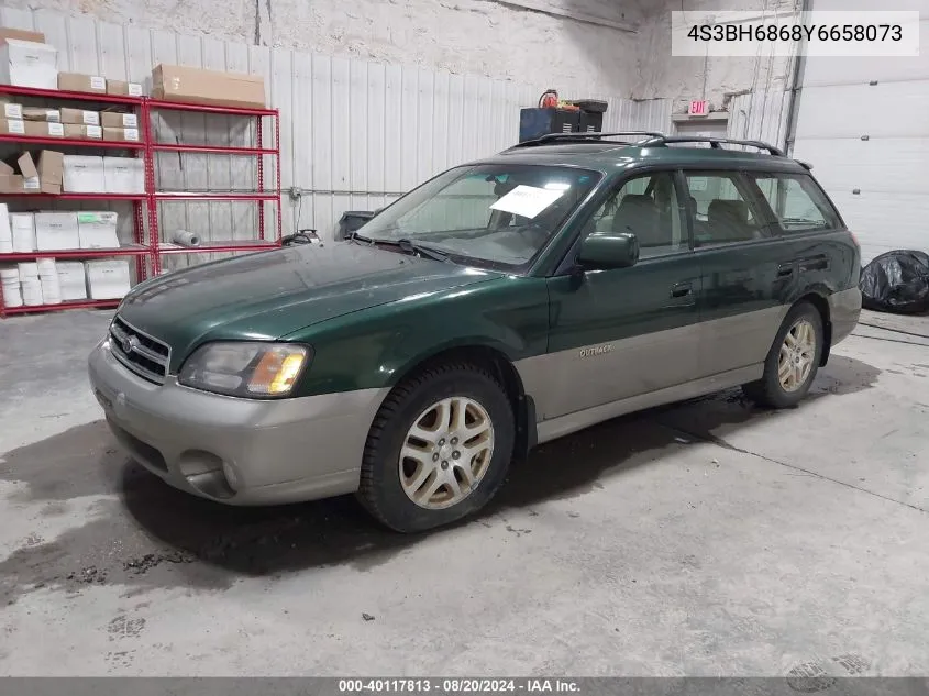 2000 Subaru Legacy Outback Limited VIN: 4S3BH6868Y6658073 Lot: 40117813