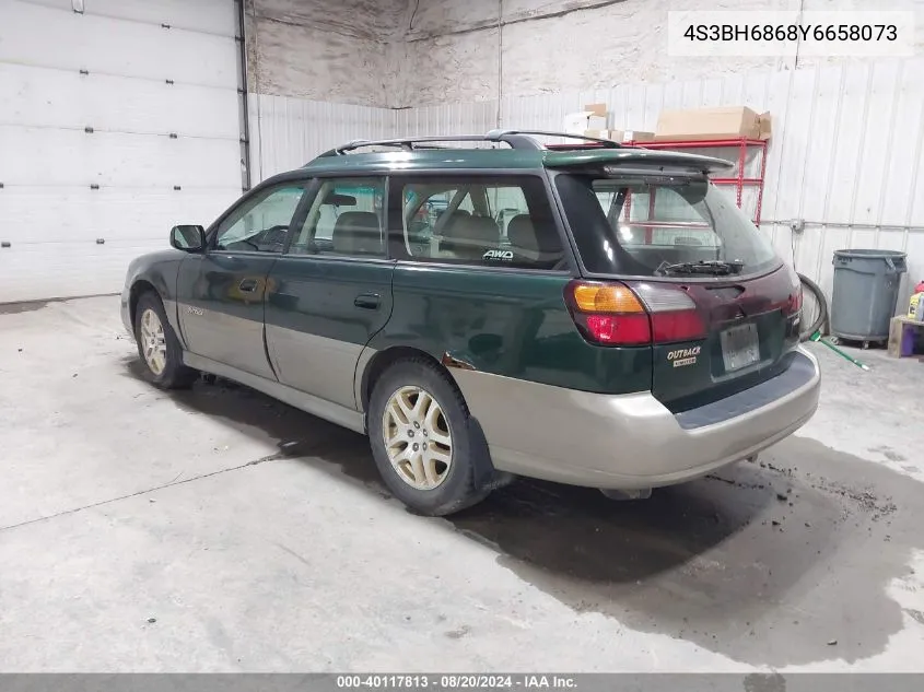 2000 Subaru Legacy Outback Limited VIN: 4S3BH6868Y6658073 Lot: 40117813