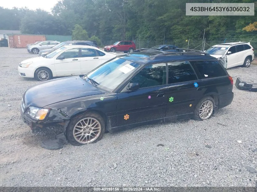 2000 Subaru Legacy Gt VIN: 4S3BH6453Y6306032 Lot: 40195156