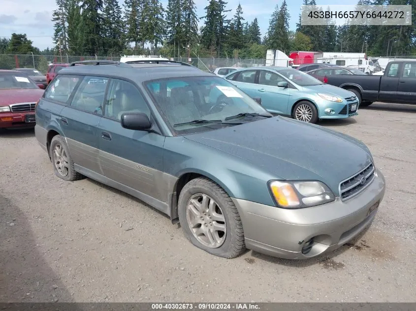 2000 Subaru Legacy Outback VIN: 4S3BH6657Y6644272 Lot: 40302673