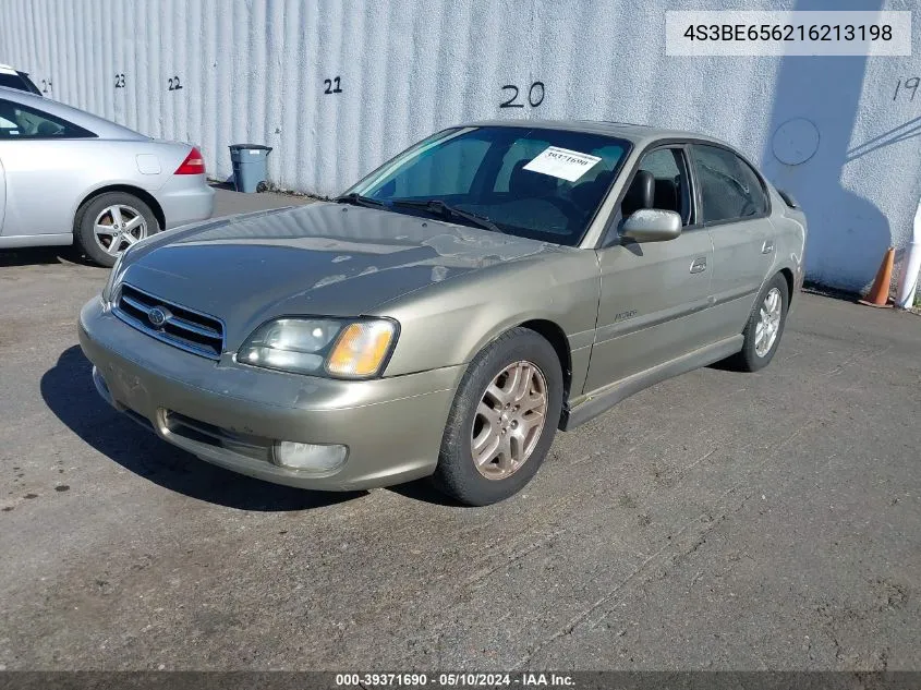 2001 Subaru Legacy Gt Limited VIN: 4S3BE656216213198 Lot: 39371690