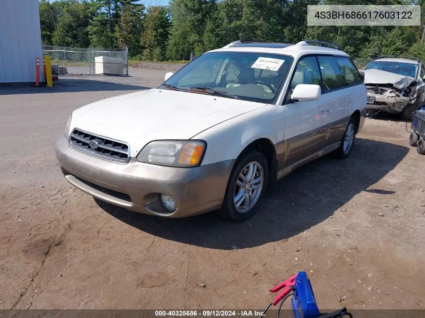 4S3BH686617603122 2001 Subaru Legacy Outback Limited