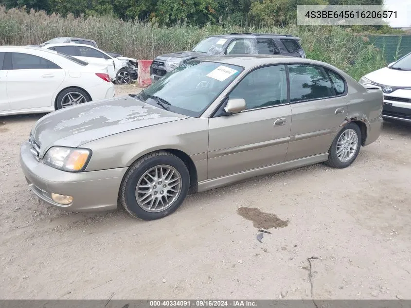 4S3BE645616206571 2001 Subaru Legacy Gt