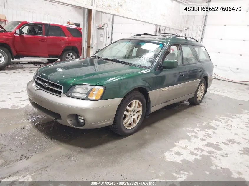 4S3BH686527606479 2002 Subaru Legacy Outback Limited