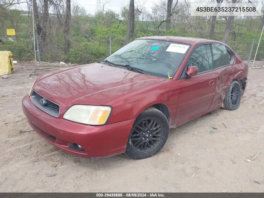 2003 Subaru Legacy L/L W/Special Edition Package VIN: 4S3BE635237215508 Lot: 39439855