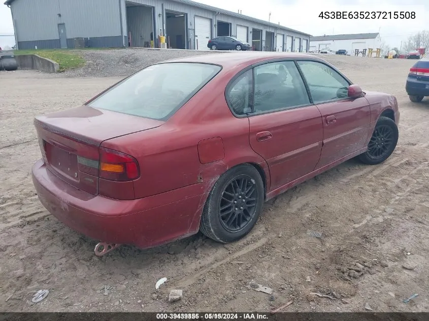 2003 Subaru Legacy L/L W/Special Edition Package VIN: 4S3BE635237215508 Lot: 39439855