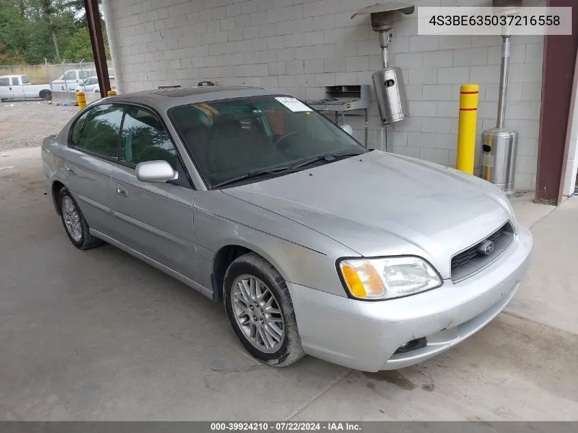 4S3BE635037216558 2003 Subaru Legacy