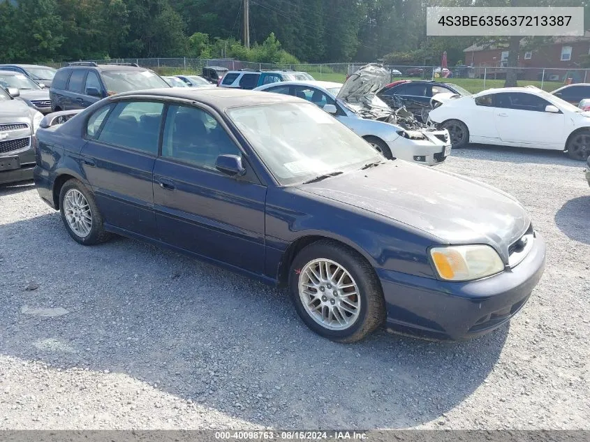 2003 Subaru Legacy L/L W/Special Edition Package VIN: 4S3BE635637213387 Lot: 40098763