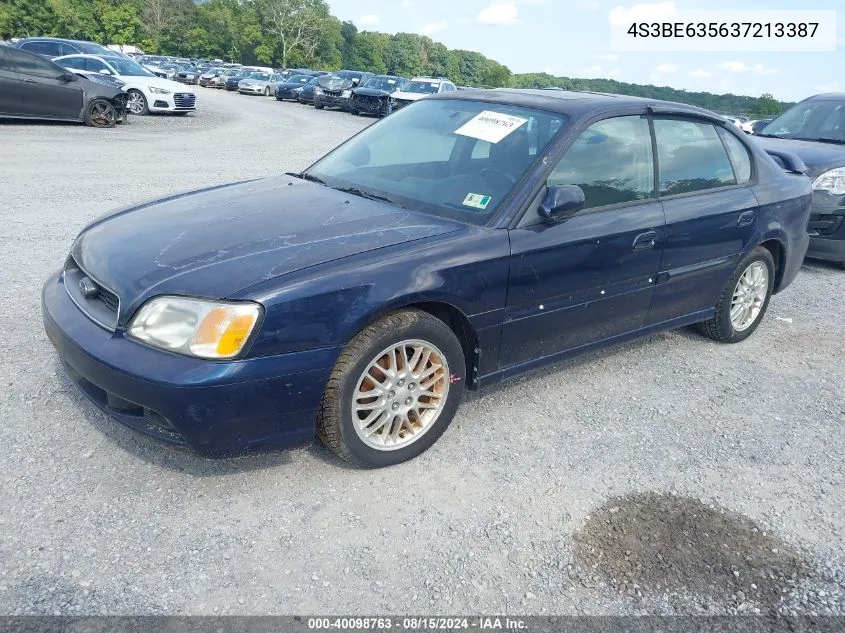 2003 Subaru Legacy L/L W/Special Edition Package VIN: 4S3BE635637213387 Lot: 40098763