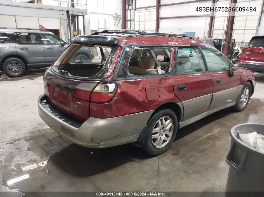 4S3BH675236609484 2003 Subaru Legacy Outback