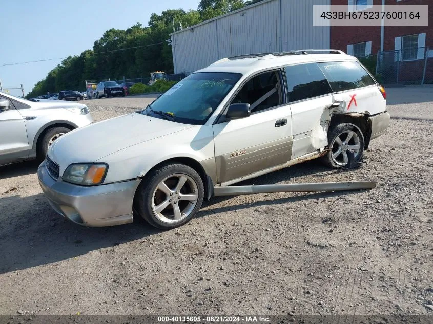 2003 Subaru Legacy Outback Awp VIN: 4S3BH675237600164 Lot: 40135605