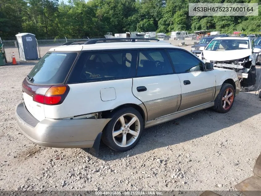 2003 Subaru Legacy Outback Awp VIN: 4S3BH675237600164 Lot: 40135605