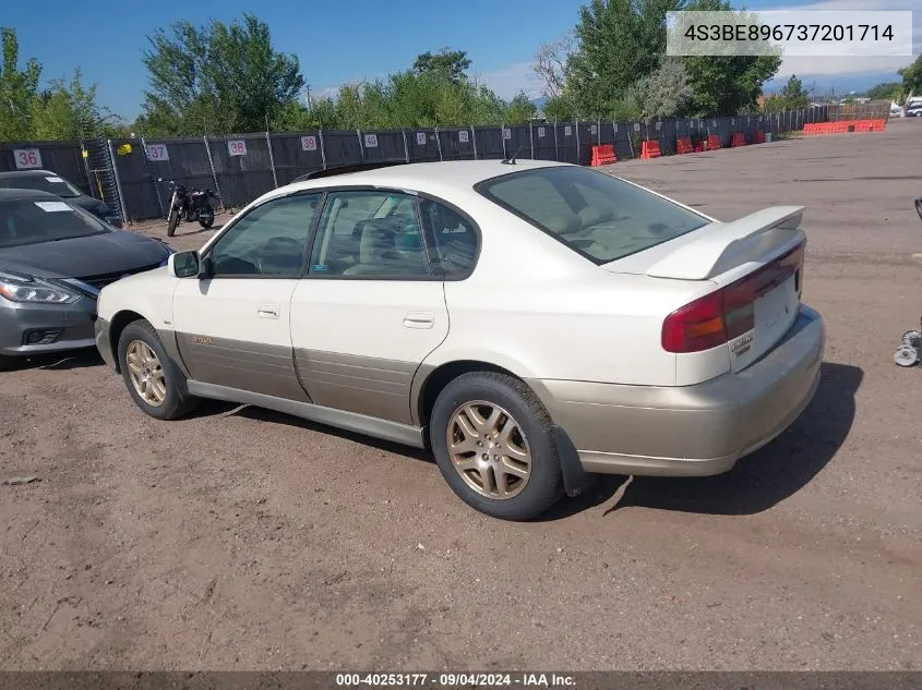 2003 Subaru Legacy Outback 3.0 H6/3.0 H6 Vdc VIN: 4S3BE896737201714 Lot: 40253177