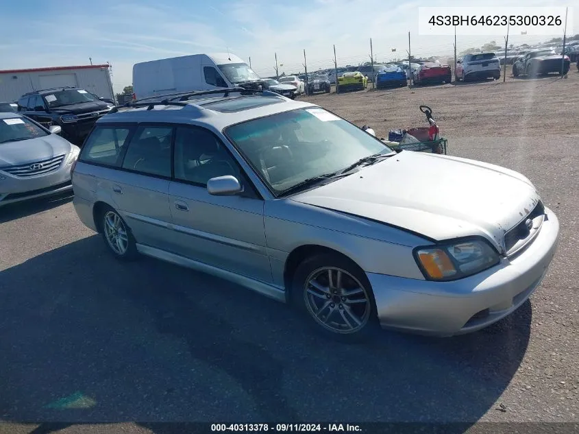 2003 Subaru Legacy Gt VIN: 4S3BH646235300326 Lot: 40313378