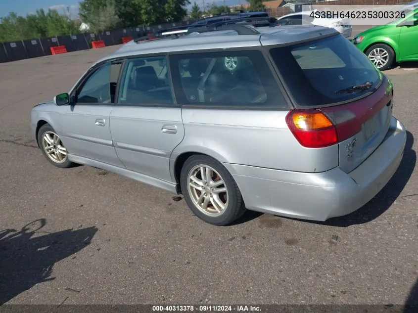 4S3BH646235300326 2003 Subaru Legacy Gt