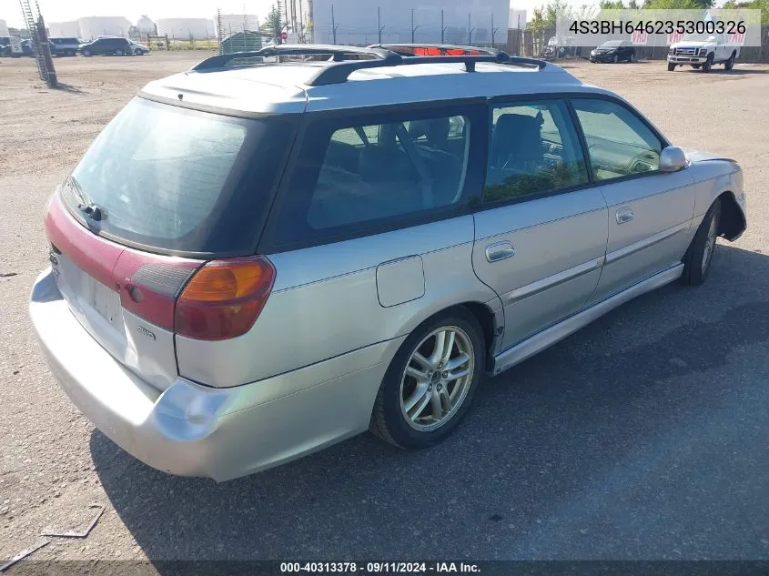 4S3BH646235300326 2003 Subaru Legacy Gt