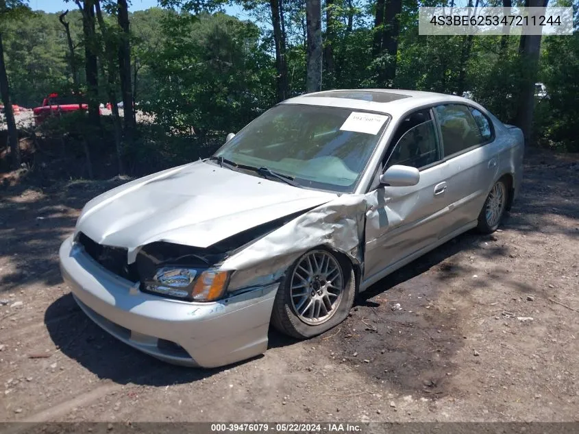 2004 Subaru Legacy L/L W/35Th Anniversary Edition VIN: 4S3BE625347211244 Lot: 39476079