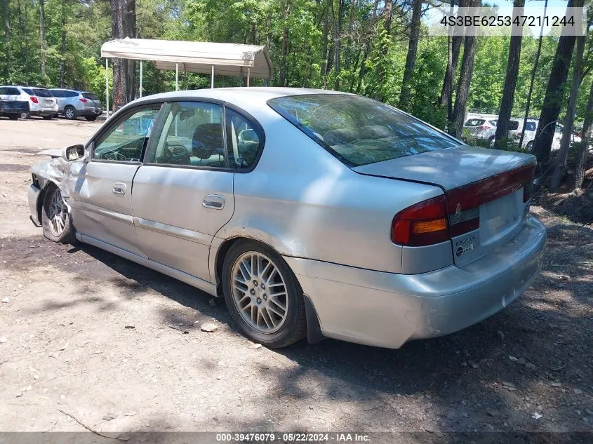 2004 Subaru Legacy L/L W/35Th Anniversary Edition VIN: 4S3BE625347211244 Lot: 39476079