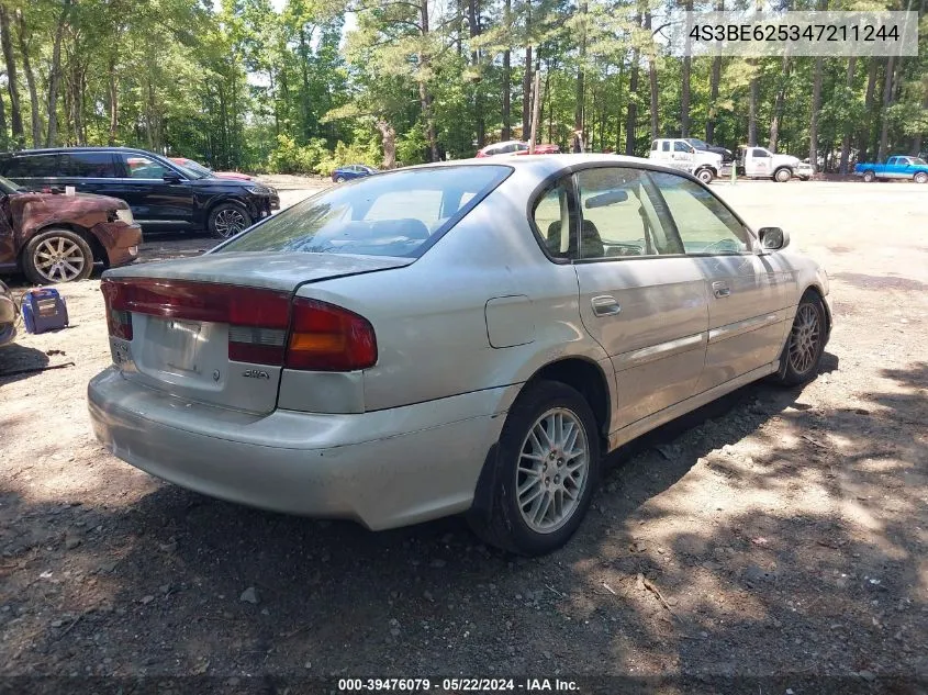 2004 Subaru Legacy L/L W/35Th Anniversary Edition VIN: 4S3BE625347211244 Lot: 39476079