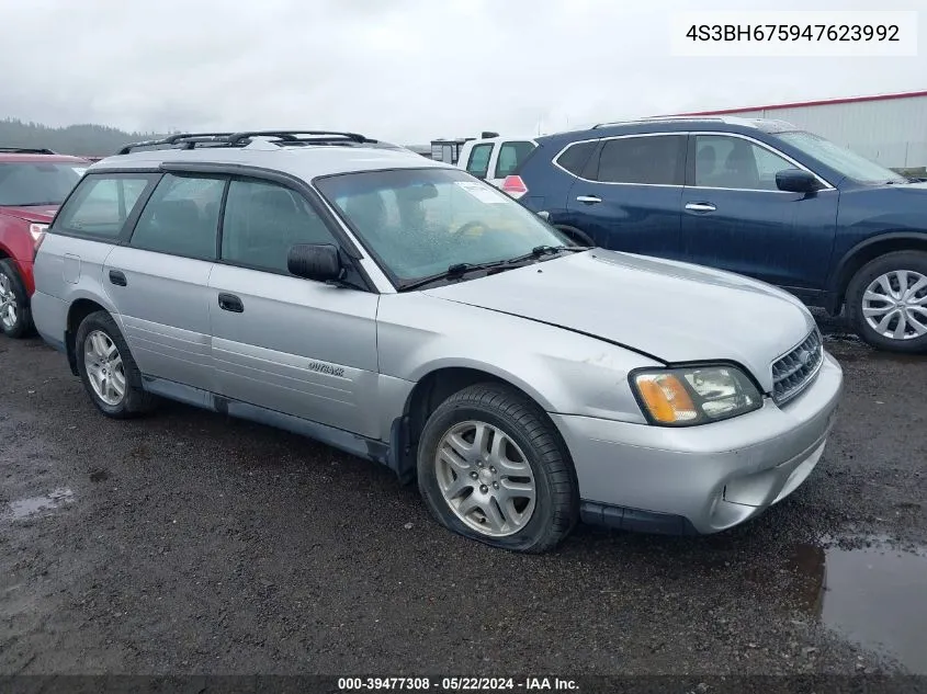 2004 Subaru Legacy Outback Awp VIN: 4S3BH675947623992 Lot: 39477308